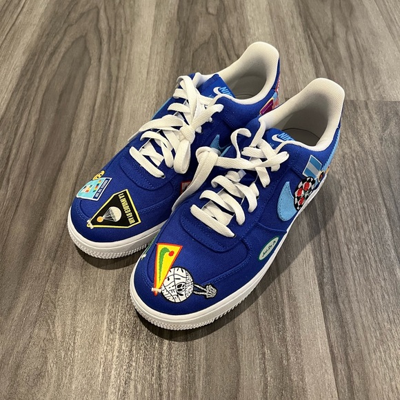 Nike Air Force 1 Low prm Los Angeles Patched Up 🪽 - Picture 1 of 6